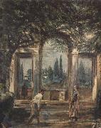 Diego Velazquez Villa Medici in Rome (Pavilion of Ariadne) (df01) oil painting